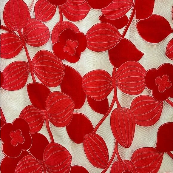 Talbots red/pink/white formal sleeveless dress NWT - Picture 5 of 7